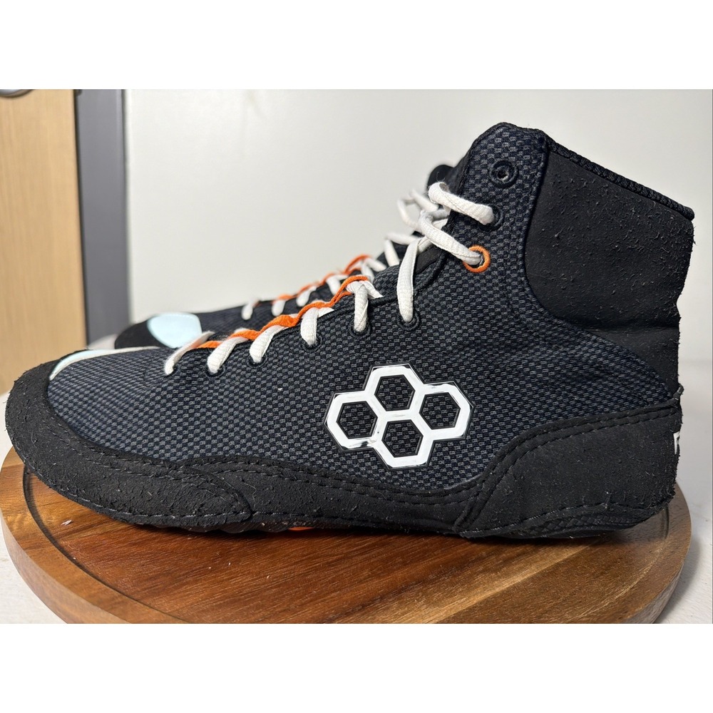 Rudis Colt 2.0 Mens Wrestling Shoes Size 10 Black Orange White BM1